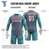 Custom Mystic Wave Soccer Goalkeeper Jersey Set